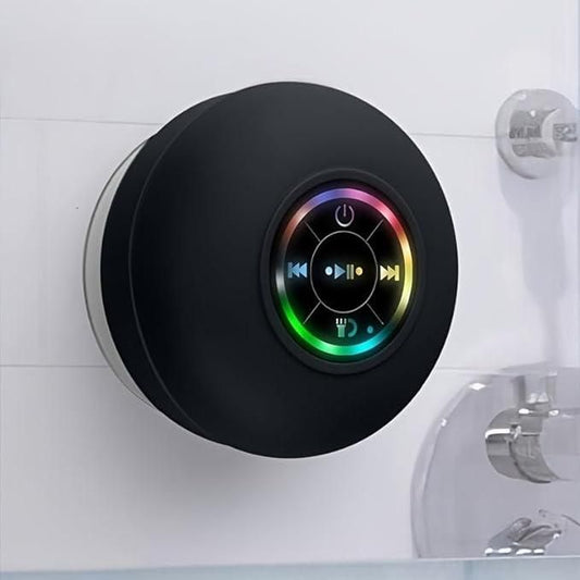 🔊 Essential Volt Pro - Waterproof Bluetooth Speaker with Suction Base and LED Lights